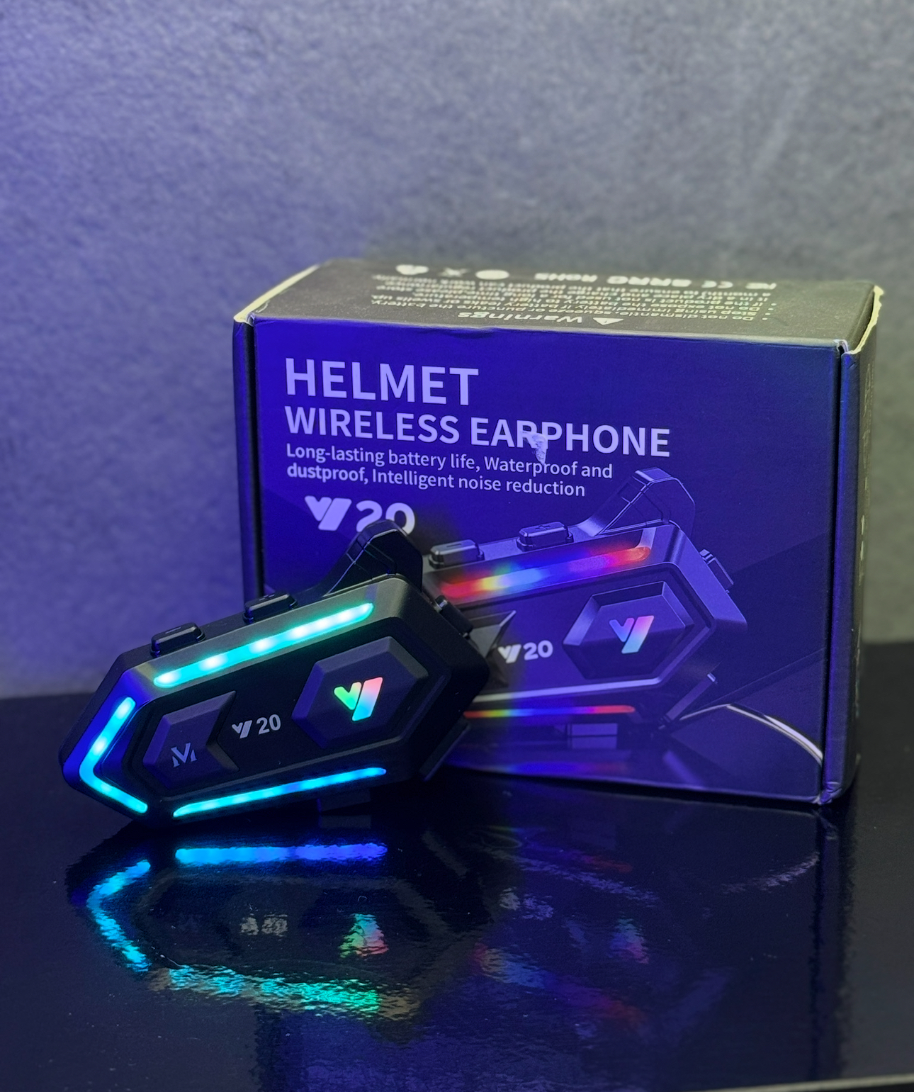 Fone de ouvido sem fio para capacete