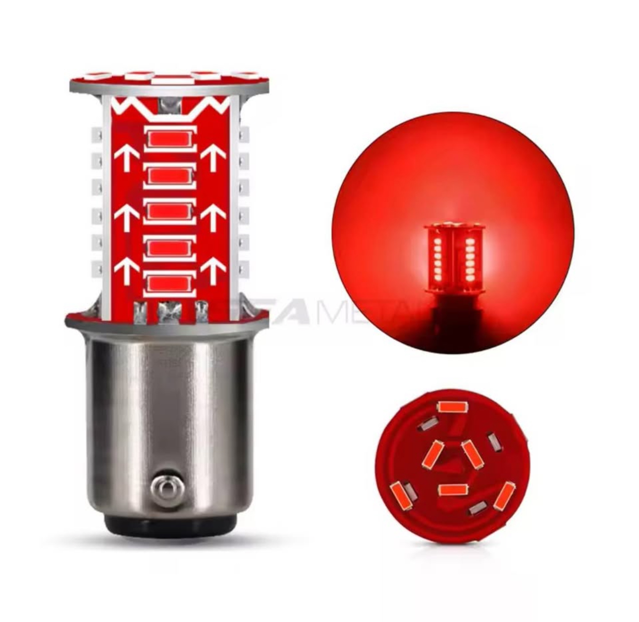 Lâmpada LED Automotiva Vermelha