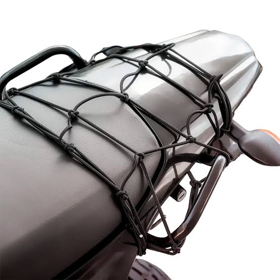 Rede elástica para bagageiro de moto