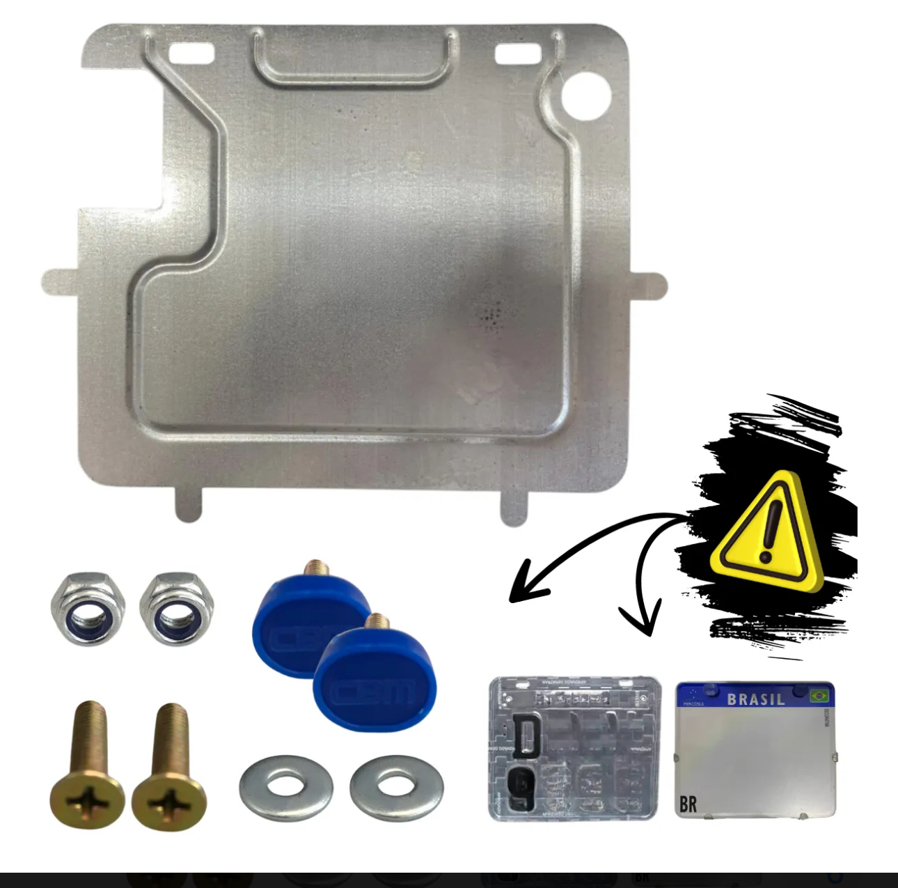 Suporte para placa de moto