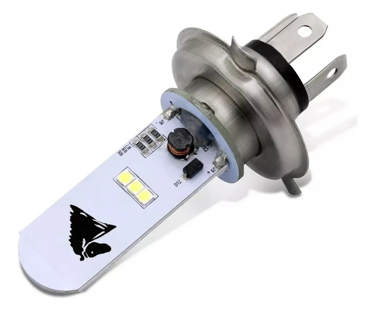 Lâmpada LED H4 Stallion Moto Peças 6500k