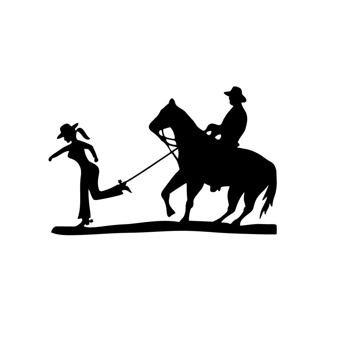 Adesivo Decorativo Cowboy Cavalo e mulher