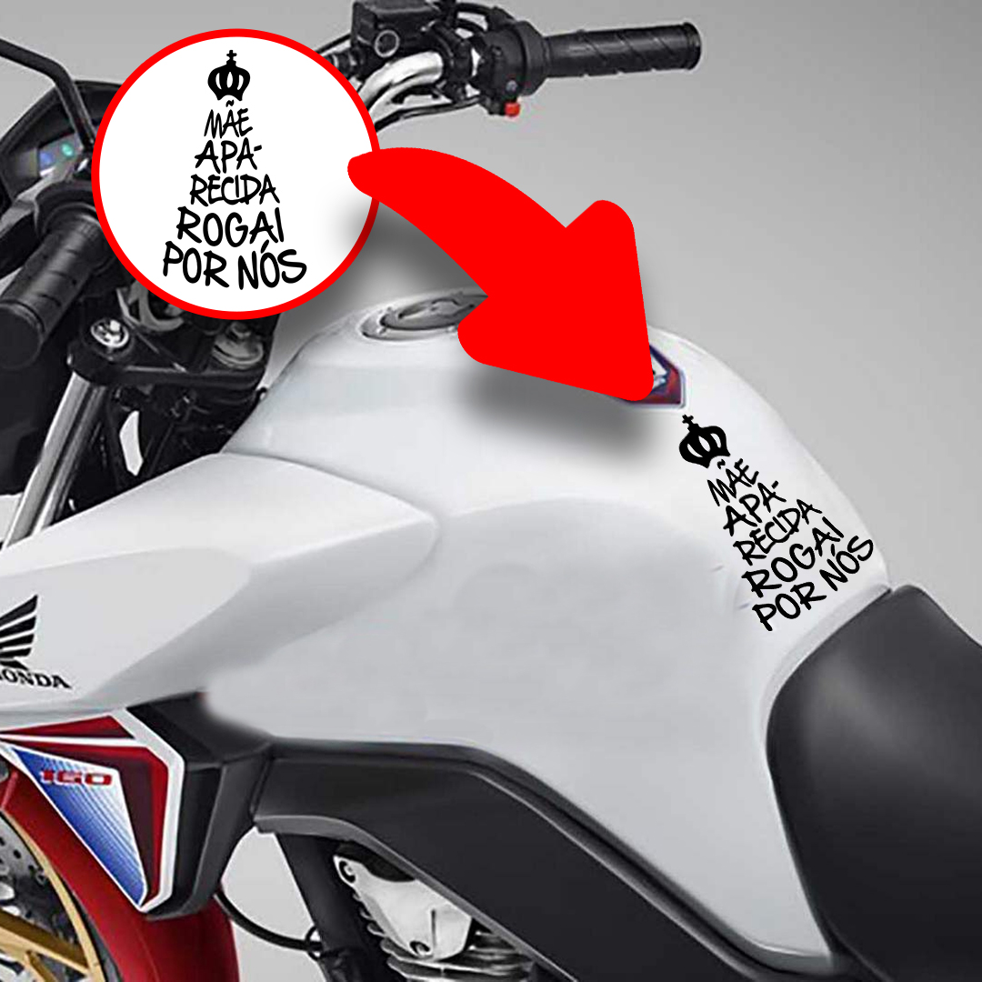 Adesivo Mãe Aparecida Rogai Por Nós