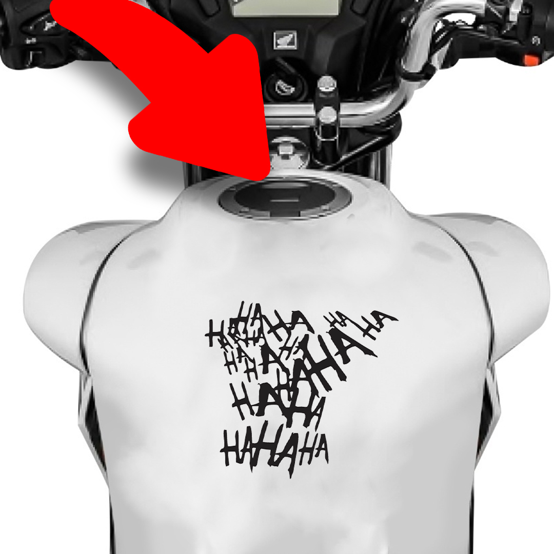 Adesivo Decorativo 'HAHAHA'