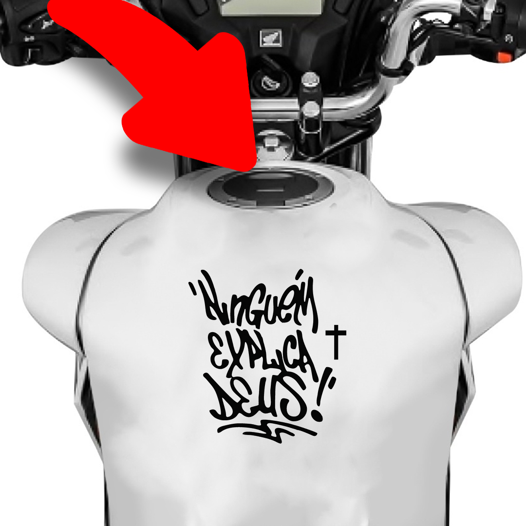 Adesivo Decorativo 'Ninguém Explica Deus'