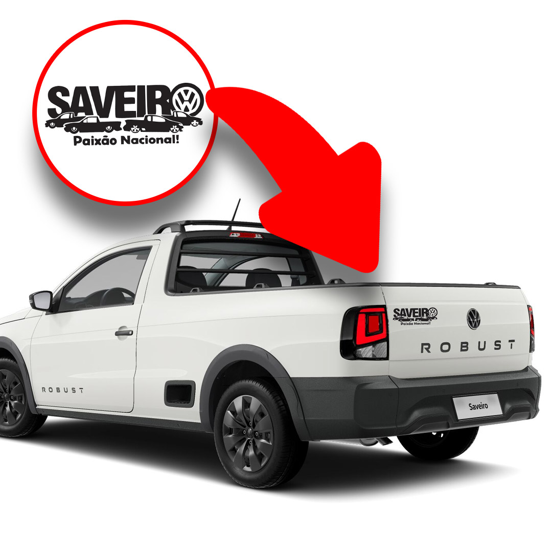 Adesivo Saveiro Paixão Nacional