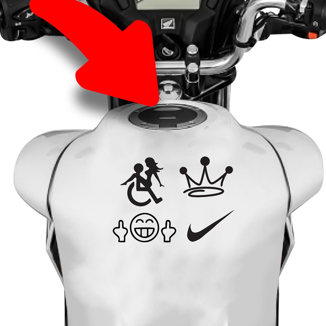 Adesivos divertidos e criativos