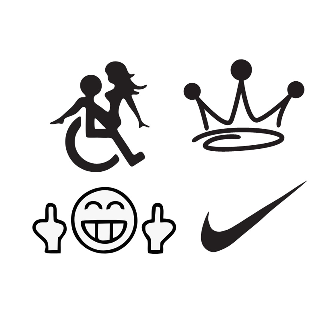 Adesivos divertidos e criativos