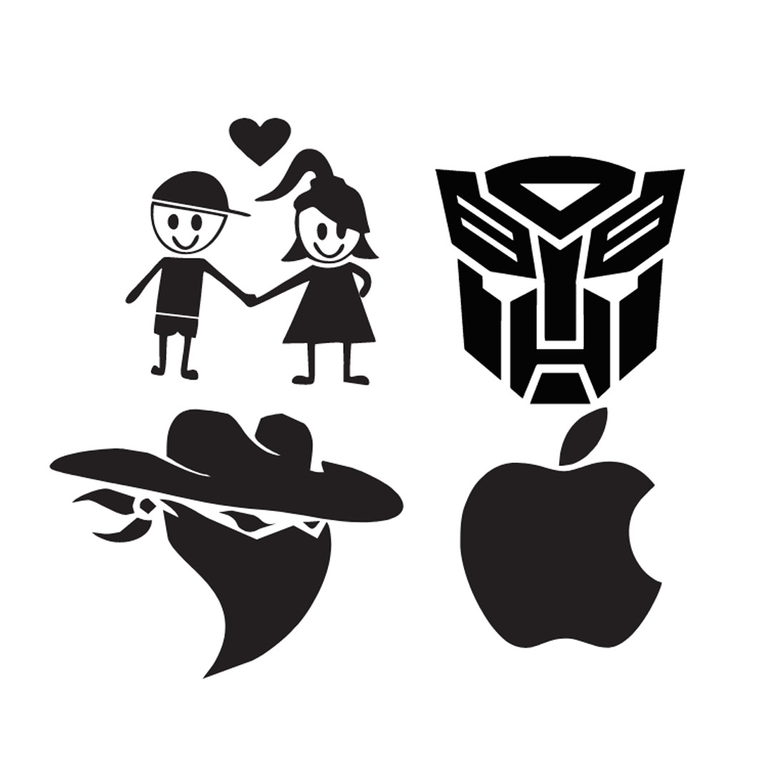 Kit de adesivos decorativos