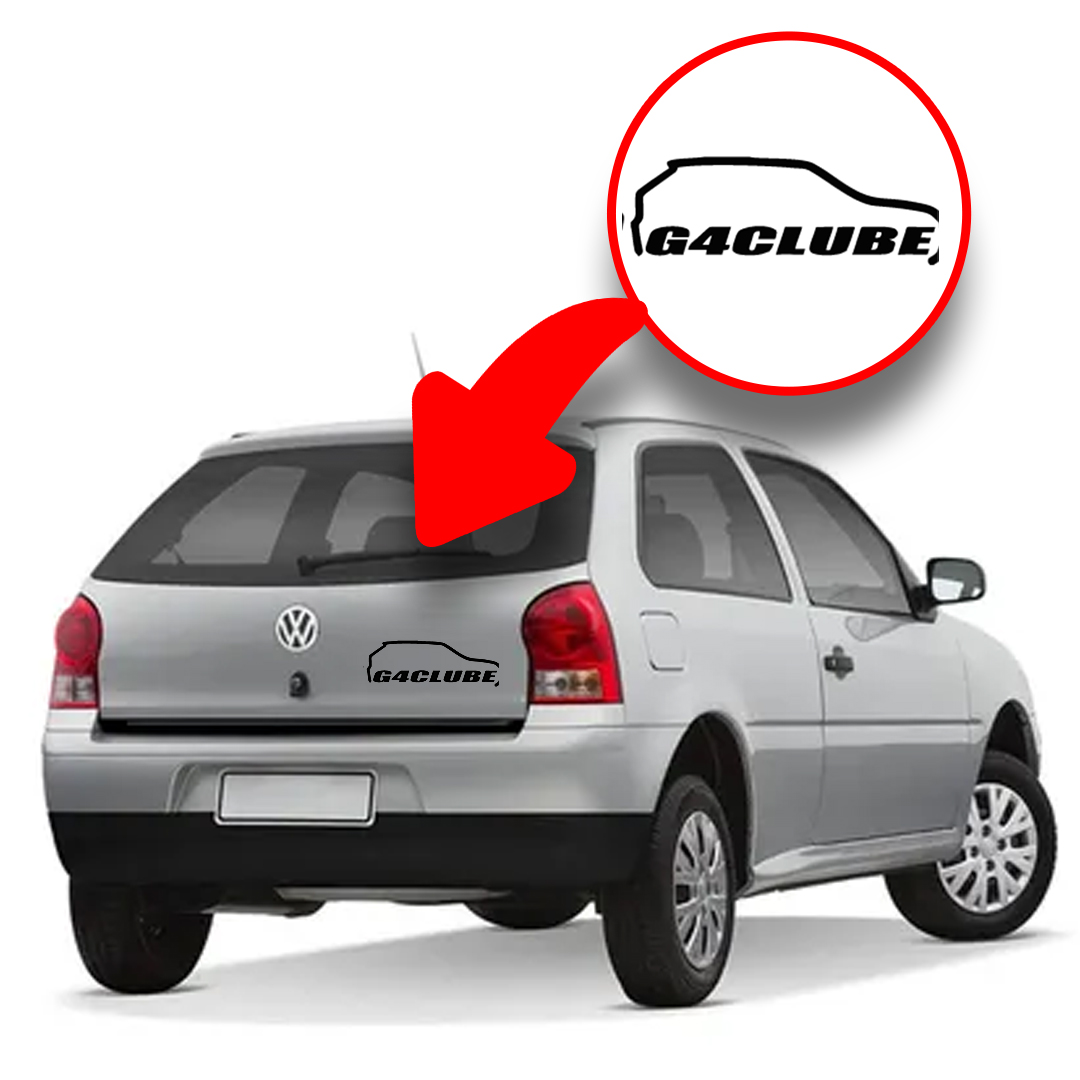 Adesivos Clubes de Carros, corsa, celta, gol g4, gol g3, gol quadrado, palio, golf, fiat uno