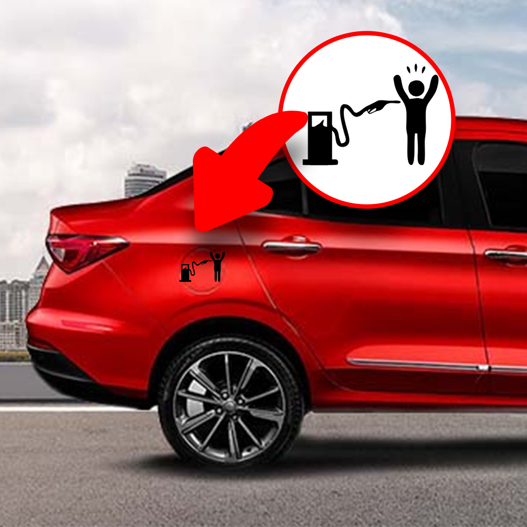 Bomba de combustível adesivo com Humor