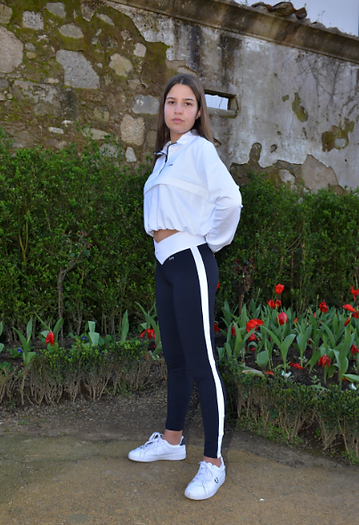  Striped Legging Black