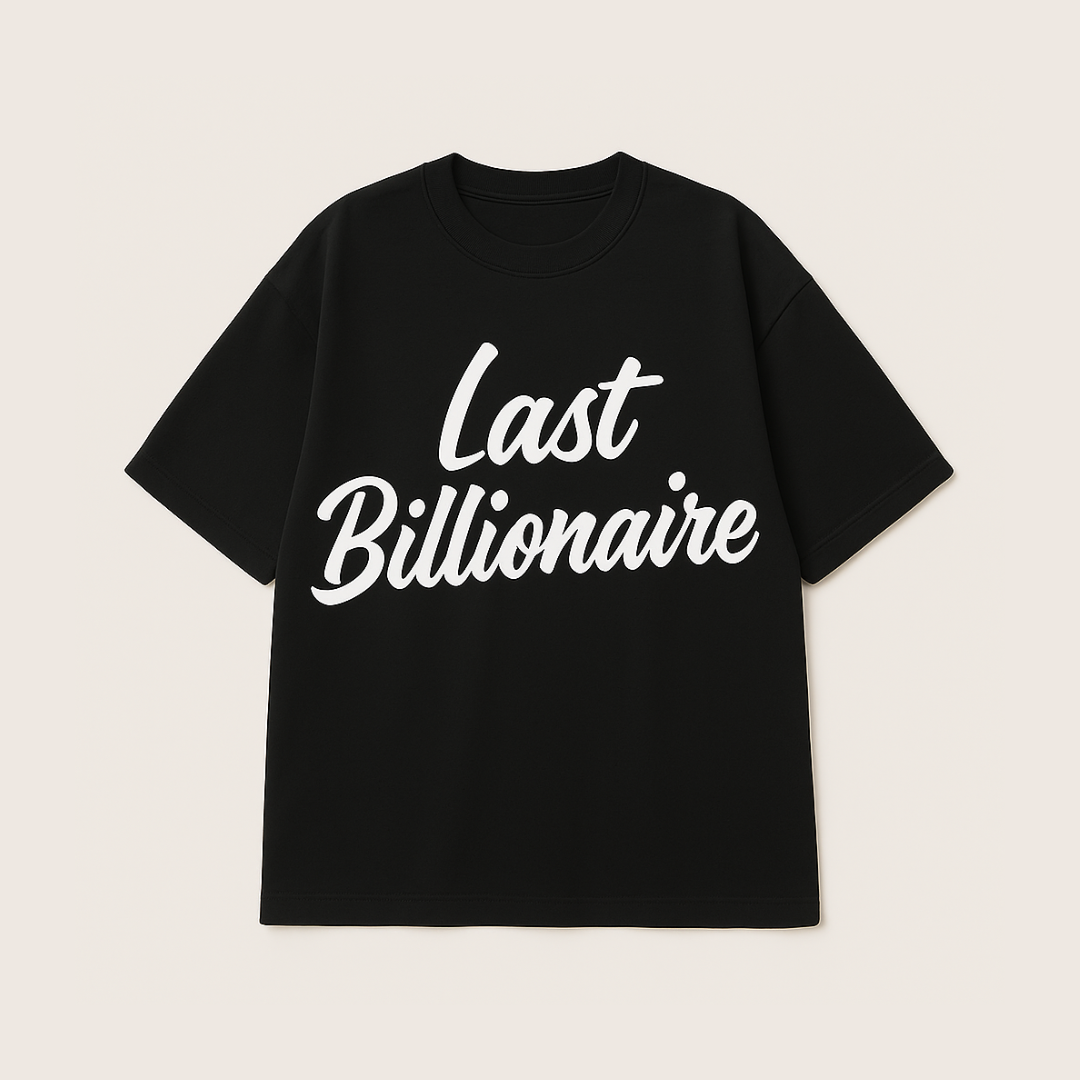 Last Billionaire T-Shirt Black