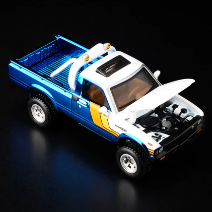 81 Toyota SR5 4WD Vintage Blue Pickup Truck Model