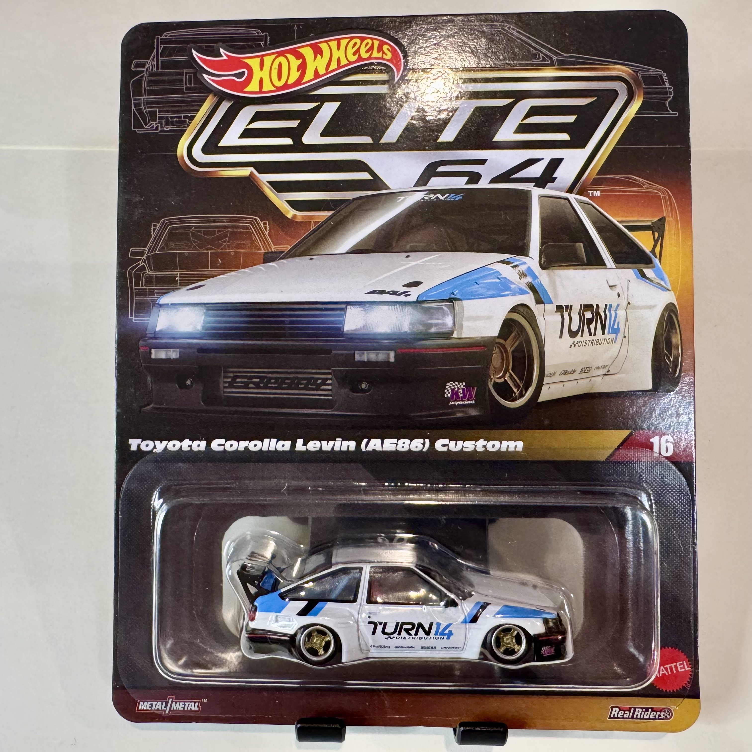 Hot Wheels Elite 64 Toyota Corolla Levin (AE86) Custom