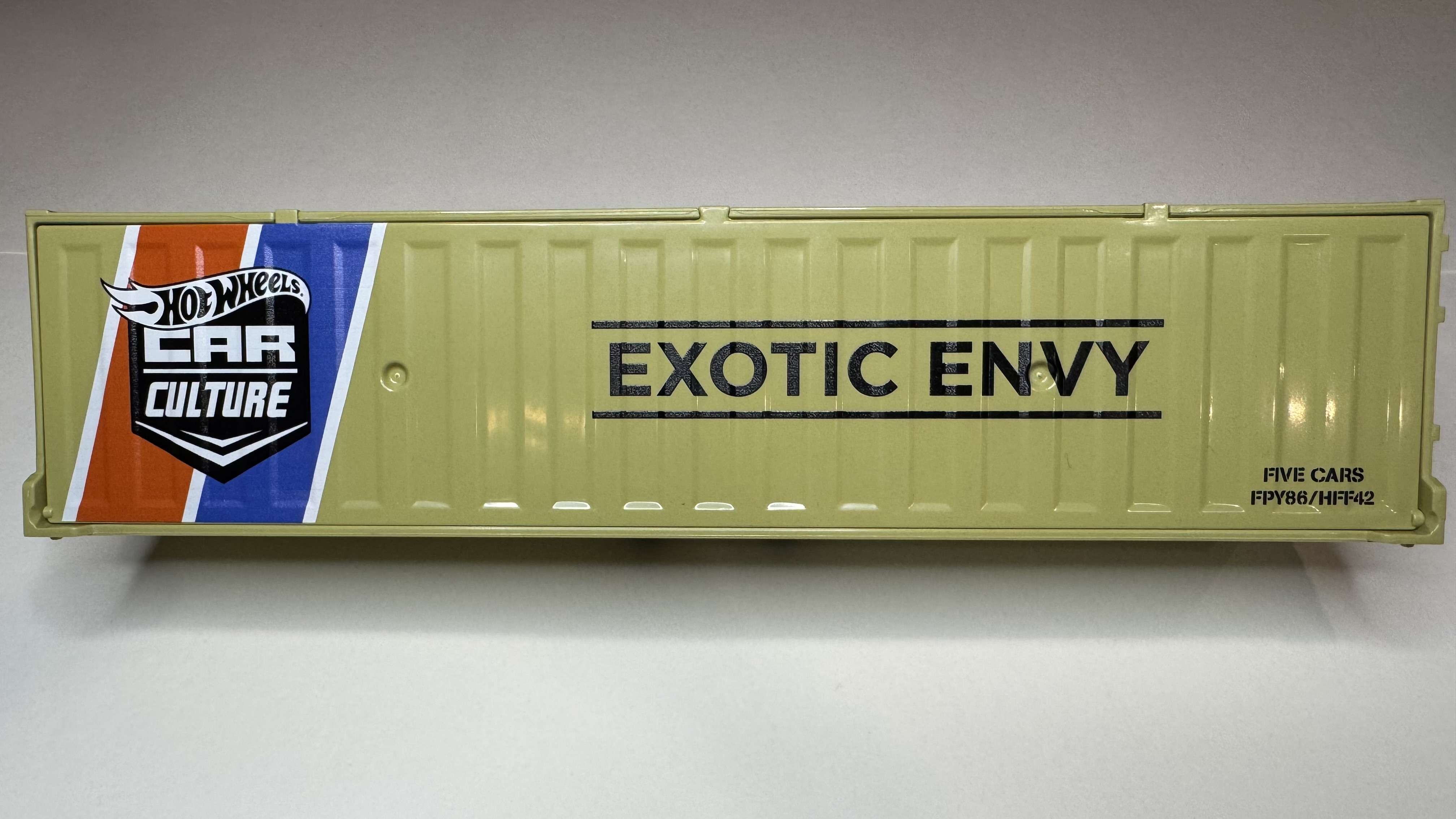 Hot Wheels Car Culture Exotic Envy Storage Case 5 car set