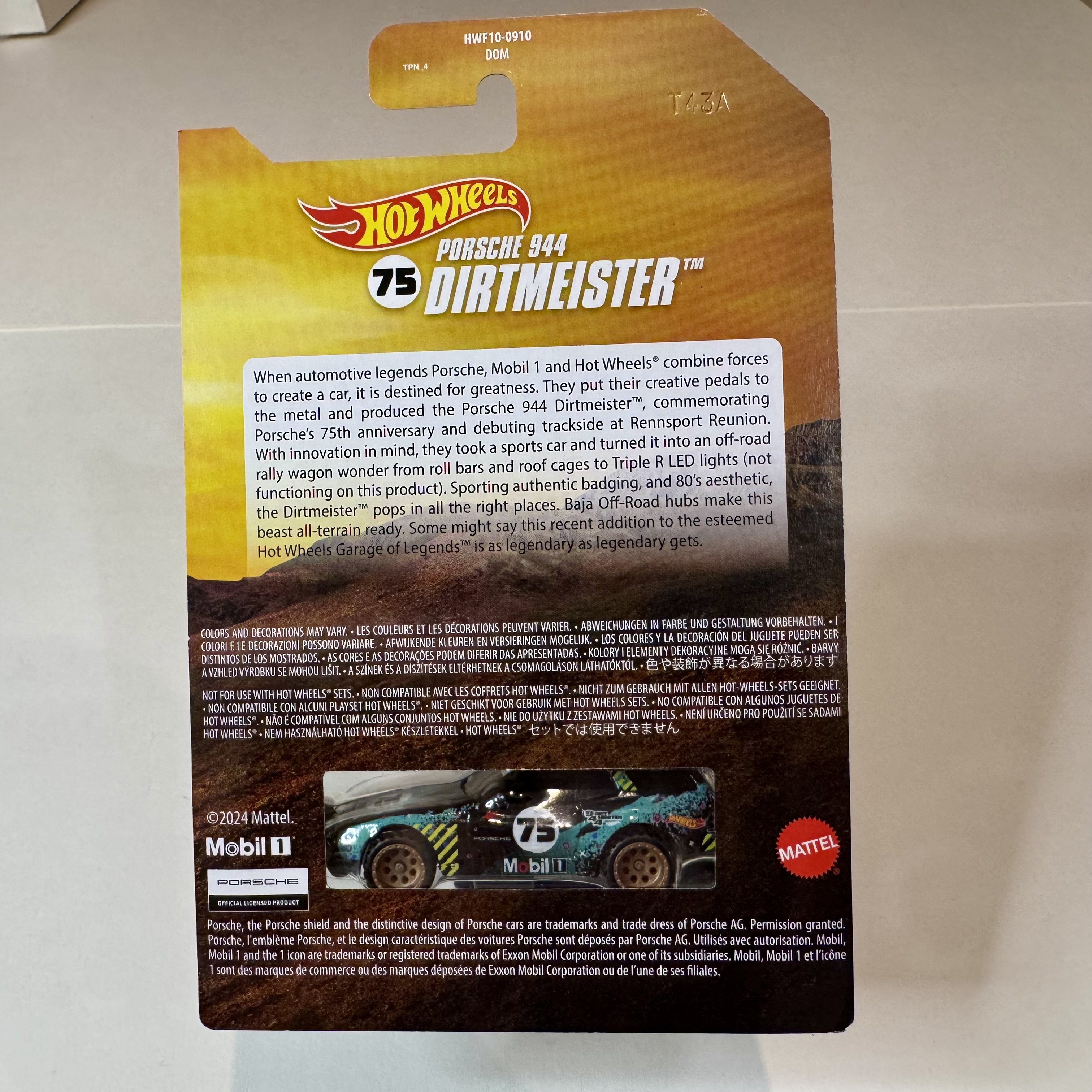 Hot Wheels Porsche 944 Dirtmeister