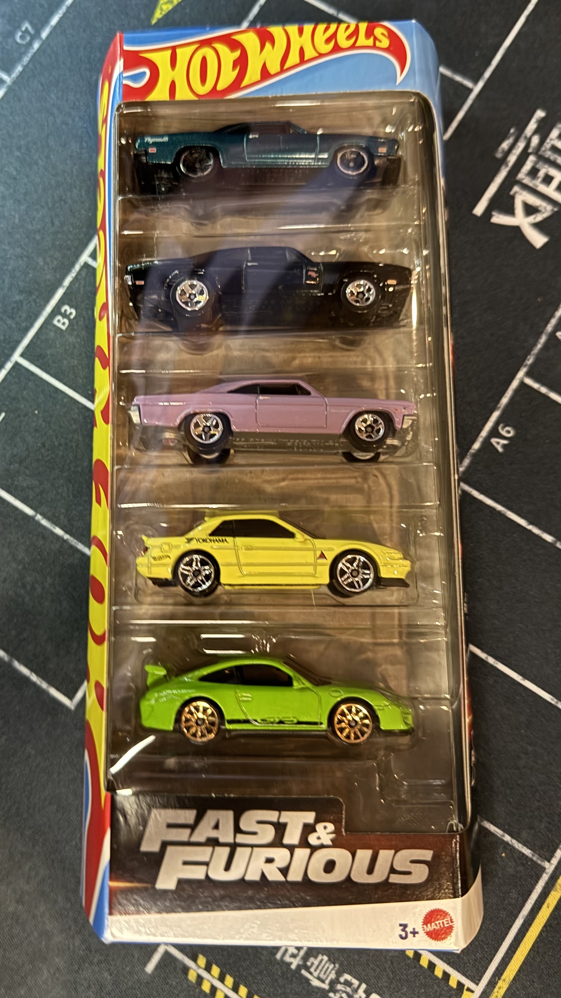 Hot Wheels Fast & Furious Die-Cast 5 Car Set