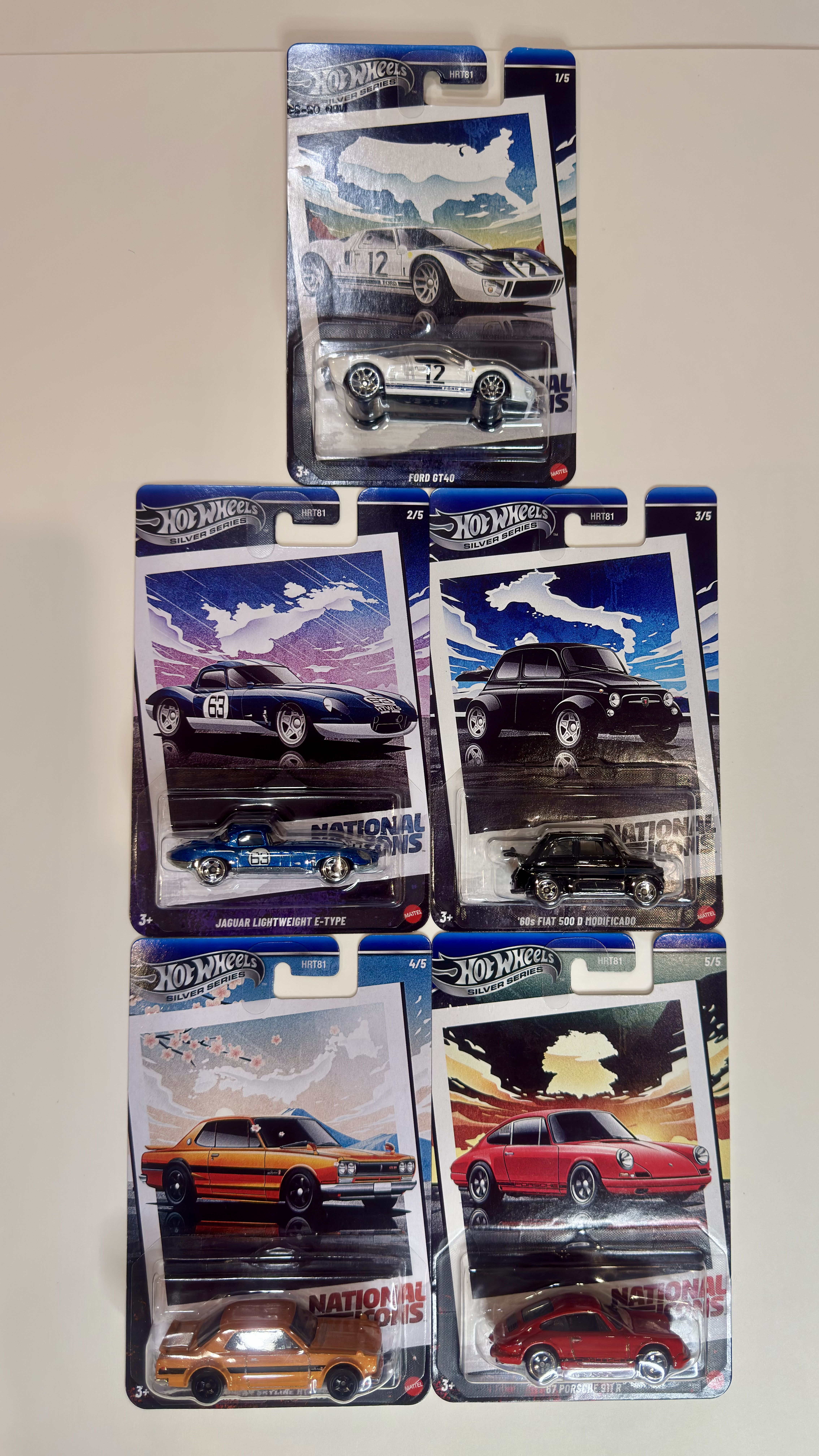 Hot Wheels Nationals Icons Car Set