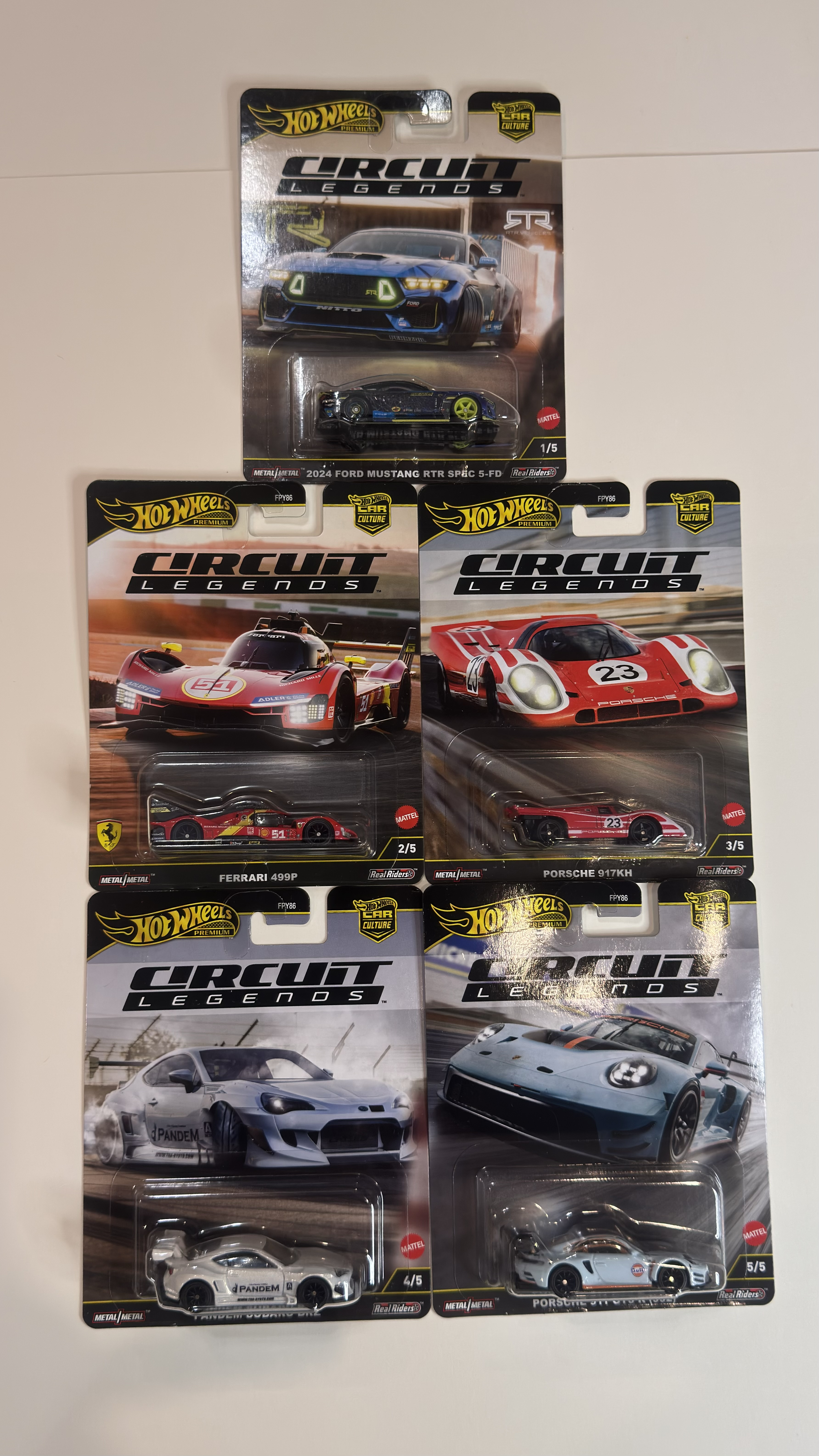 Hot Wheels Circuit Legends Die-Cast Car Set