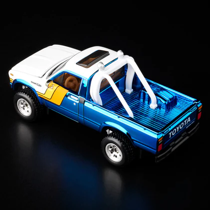 81 Toyota SR5 4WD Vintage Blue Pickup Truck Model