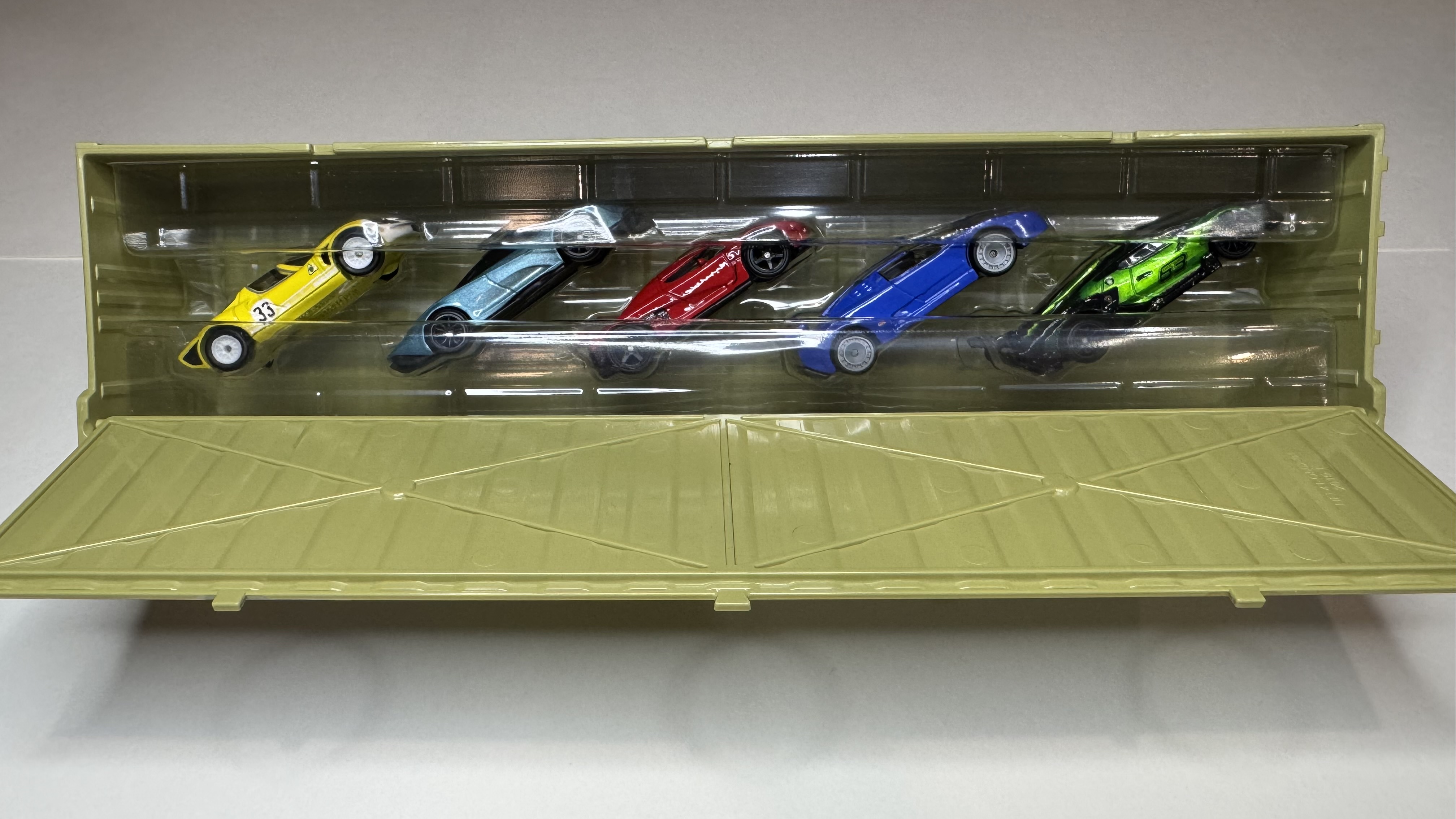 Hot Wheels Car Culture Exotic Envy Storage Case 5 car set