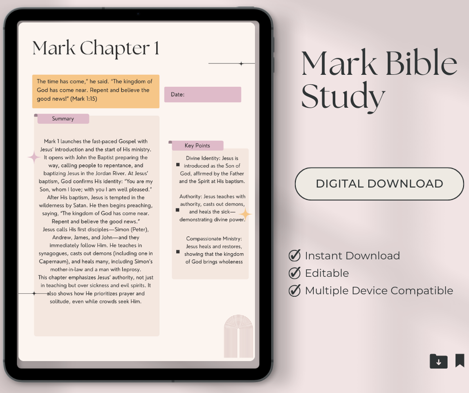 Mark Digital Bible Study Guide