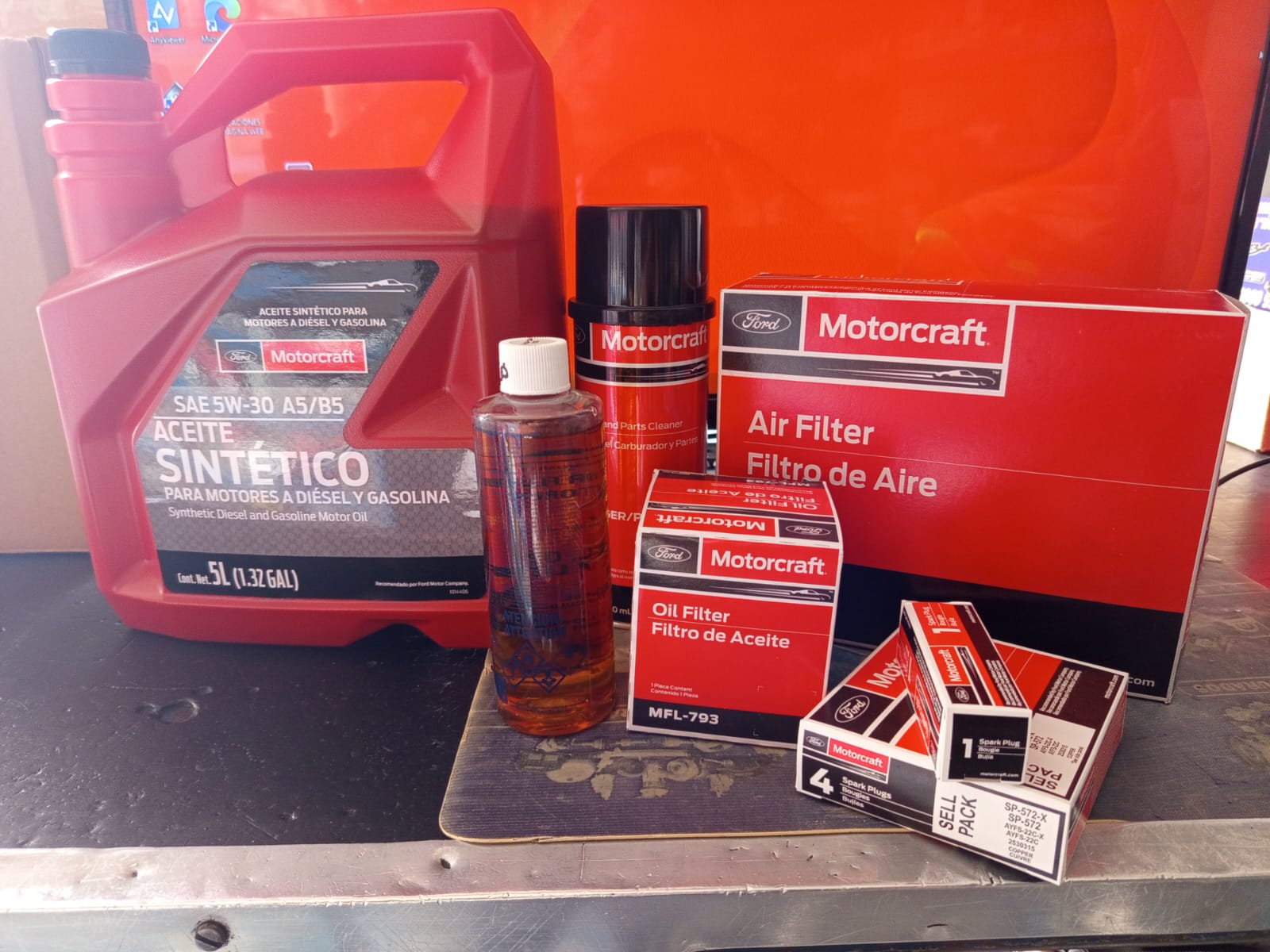 Afinación para fiesta 13 al 18 con aceite sintético y bujías de platino