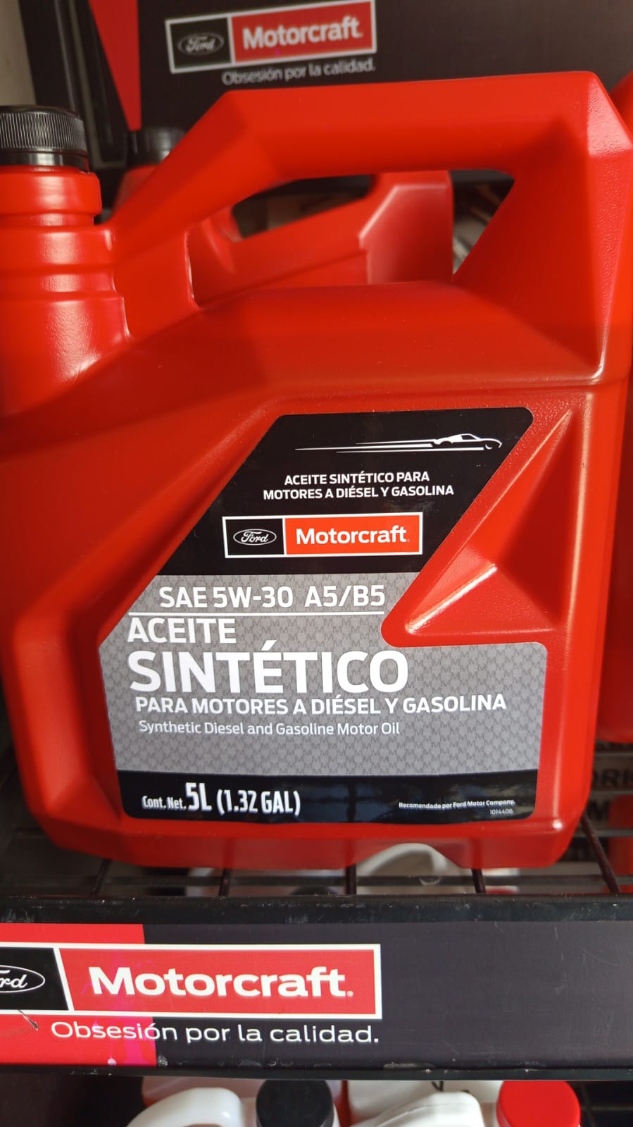Garrafa de aceite sintético 5W30