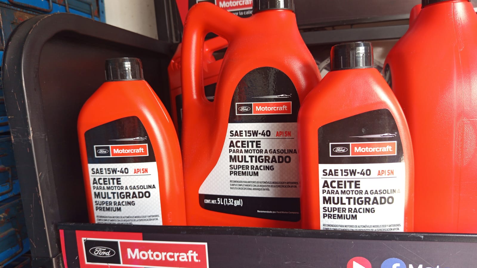 Aceite multigrado 15w40 garrafa 