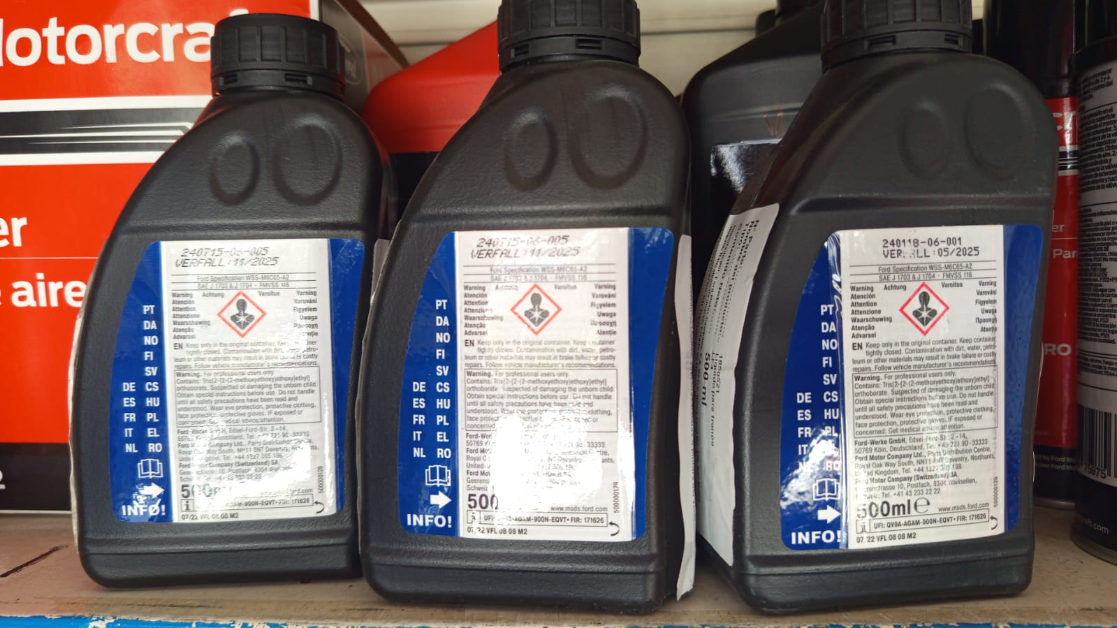 Liquido para frenos DOT4 500ml
