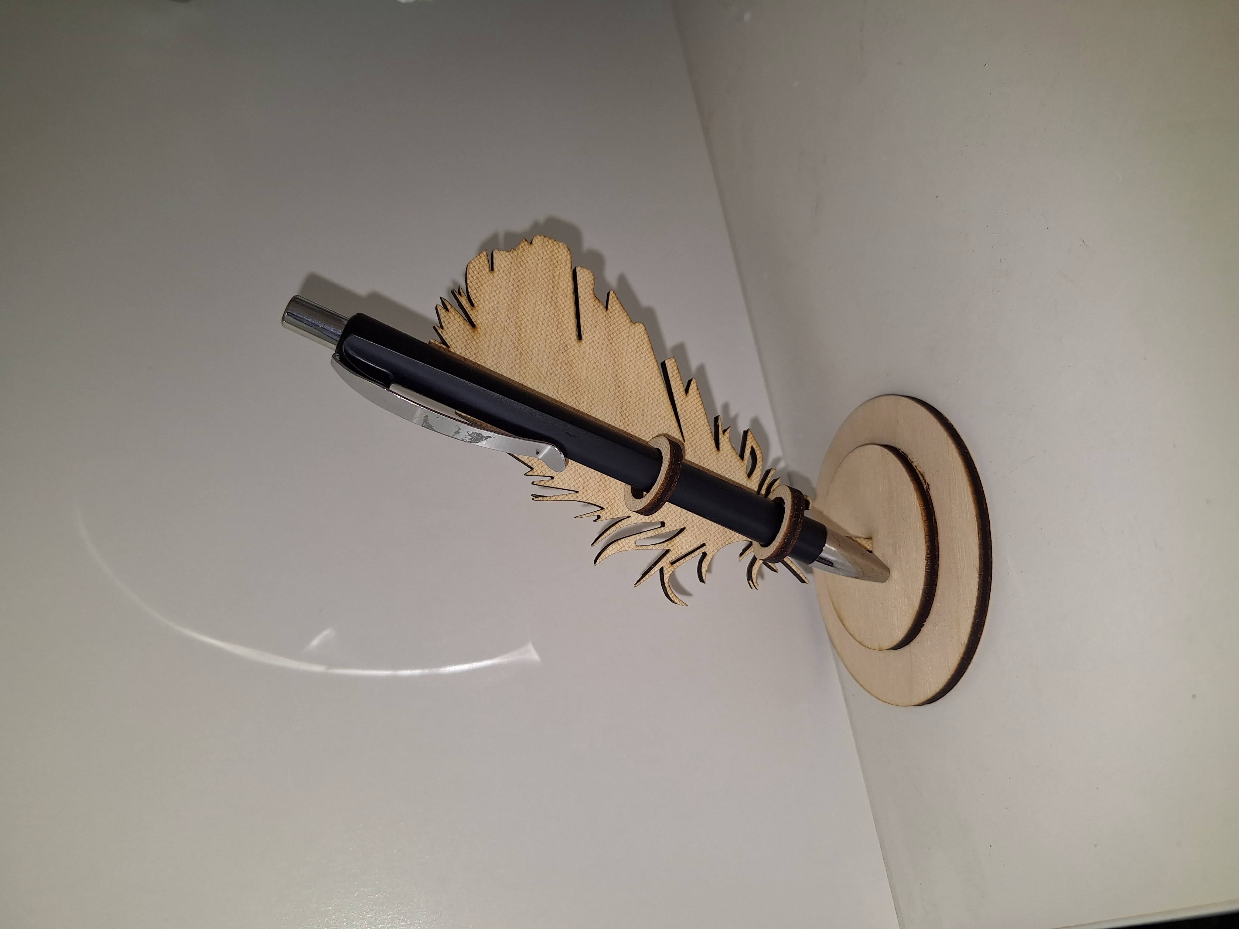 Rašiklio laikiklis plunksna