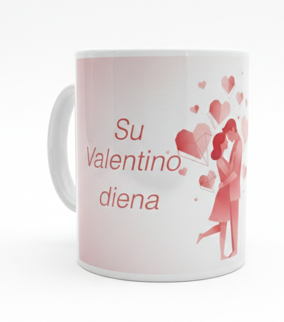 Valentino dienos puodelis