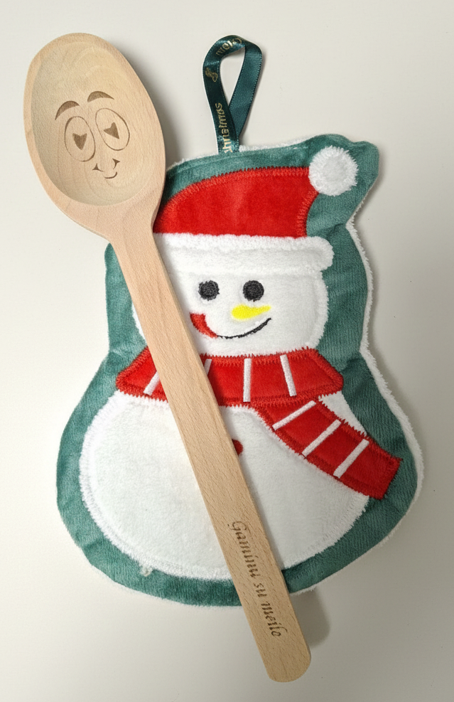 Medinis šaukštas su puodkėle