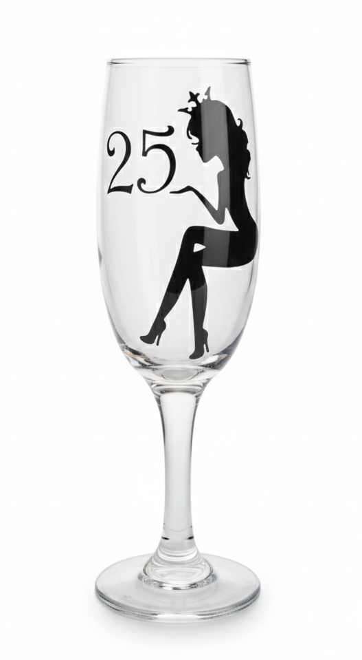 Šampano taurė 25-ojo gimtadienio proga