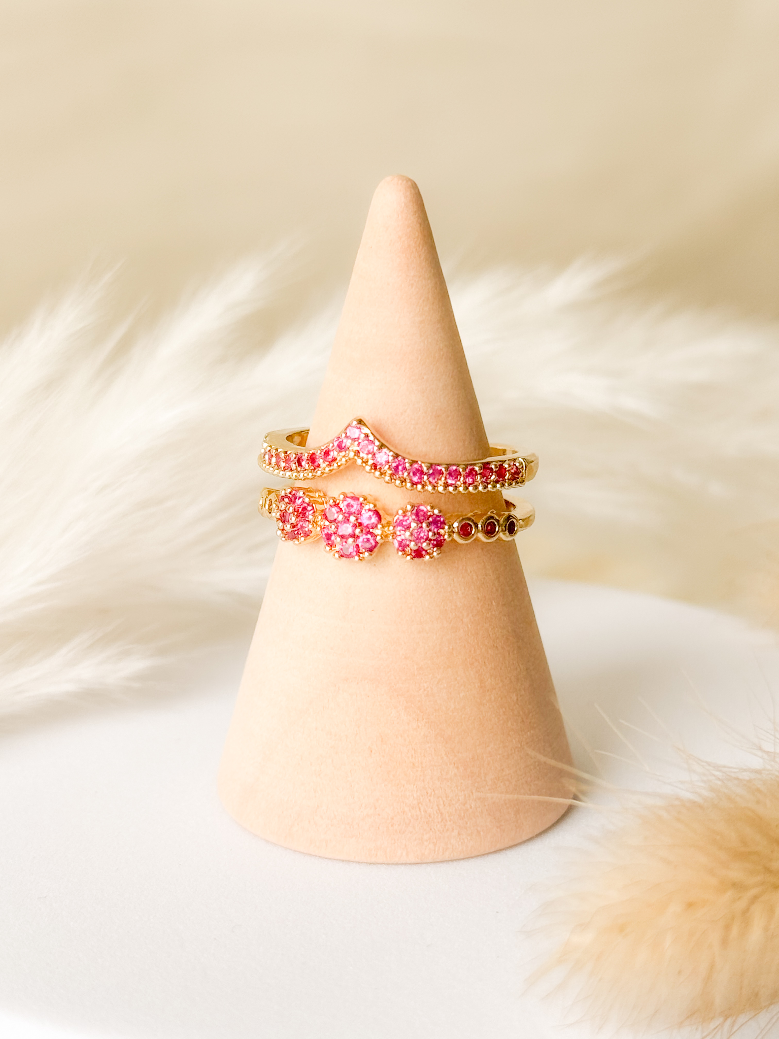 Pink Gemstone Ring