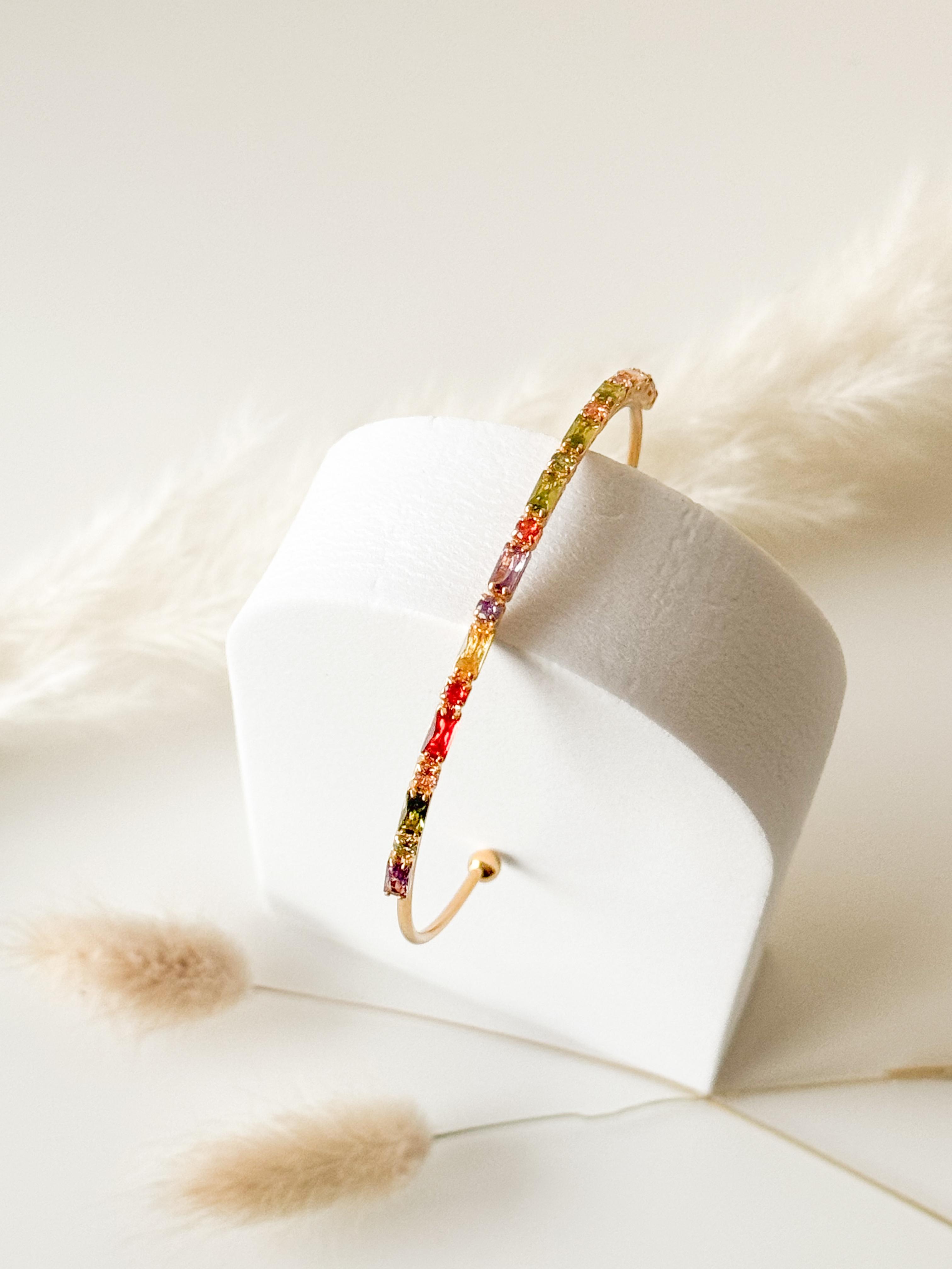 Minimal Multicolour Bangle