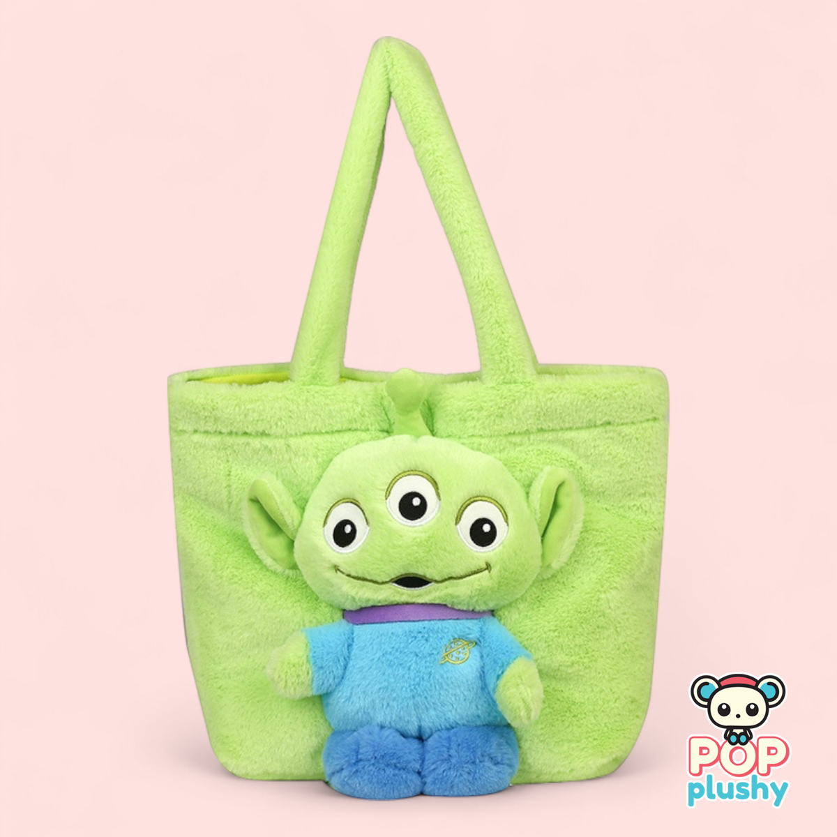 Alien Plush Tote Bag