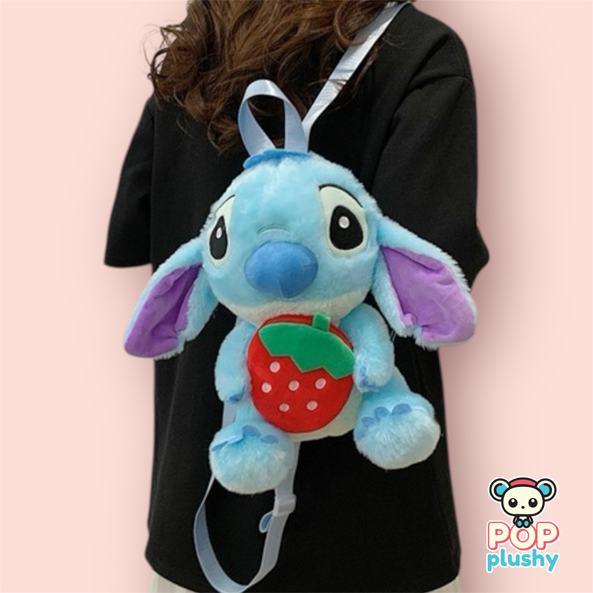 Stitch Fruit Plush Backpack