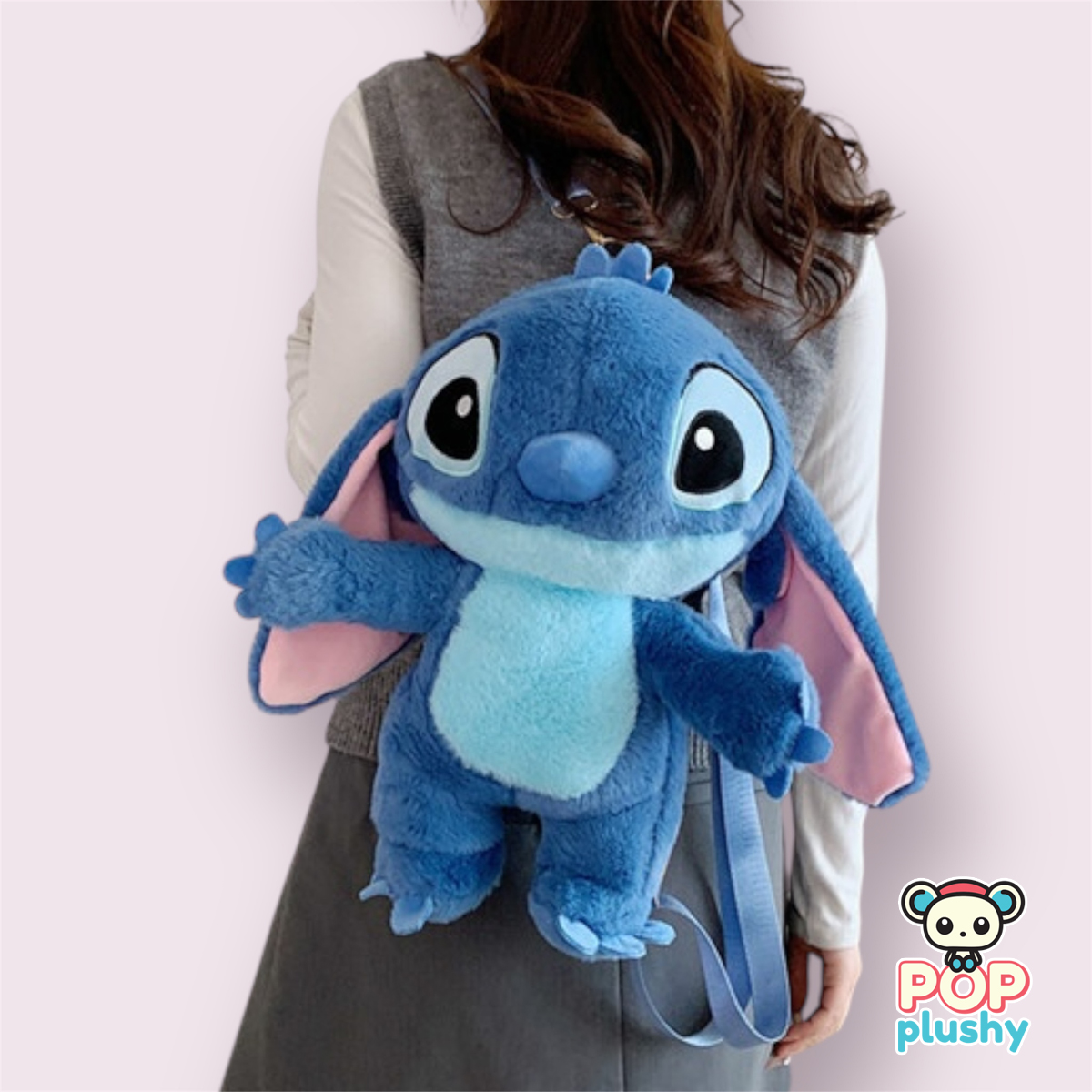Stitch Classic Plush Backpack