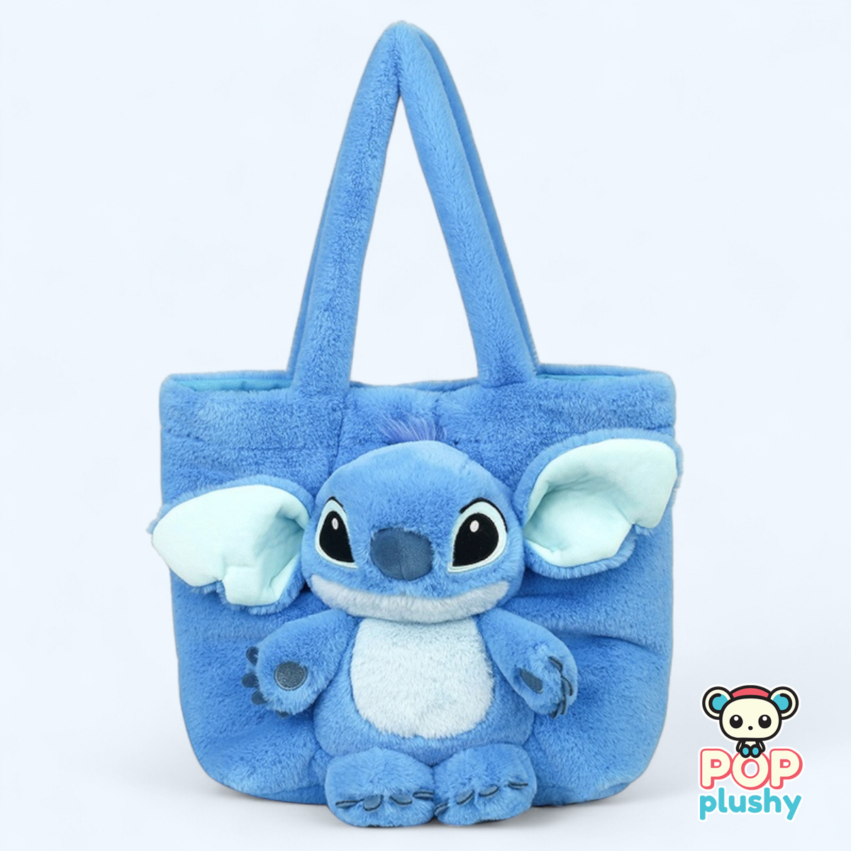 Stitch Plush Tote Bag