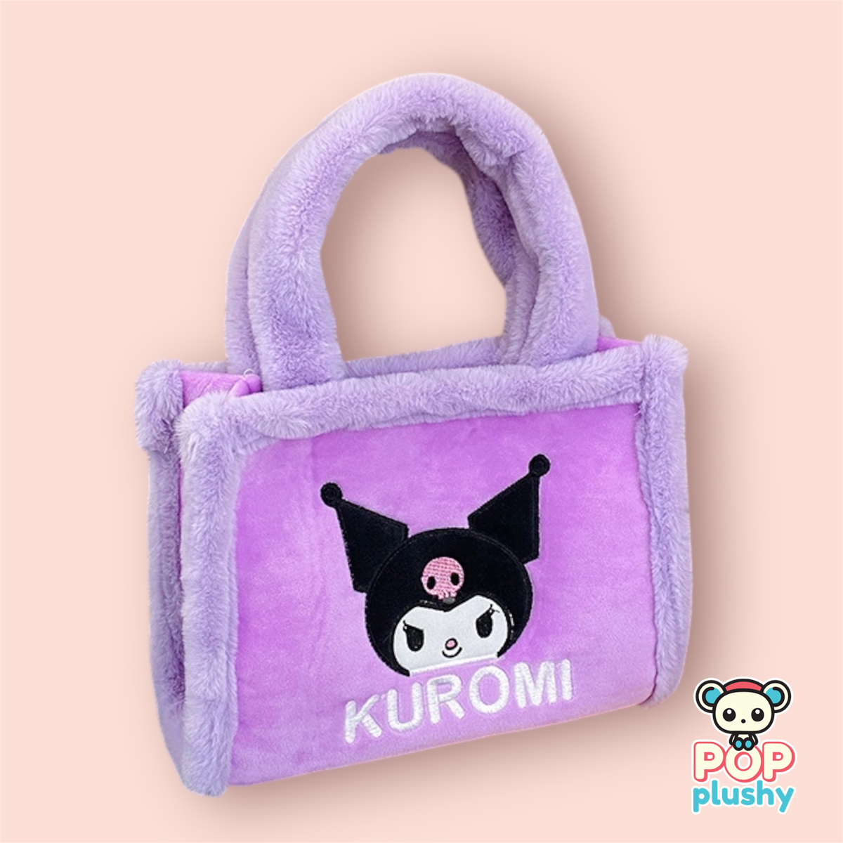 Kuromi Square Plush Handbag