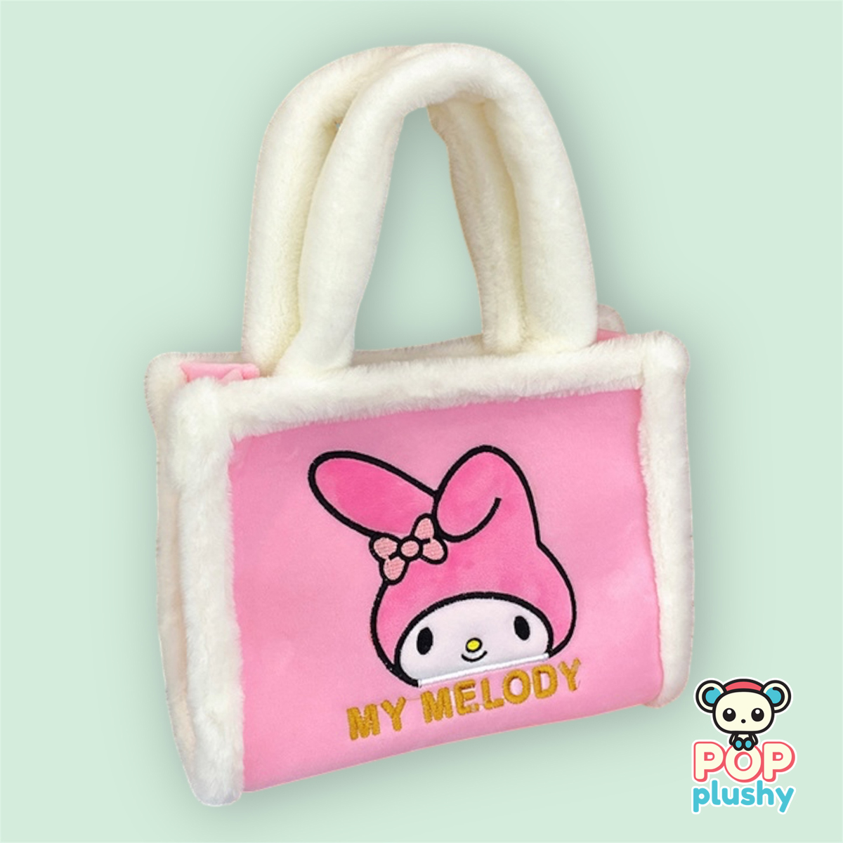 My Melody Square Plush Handbag