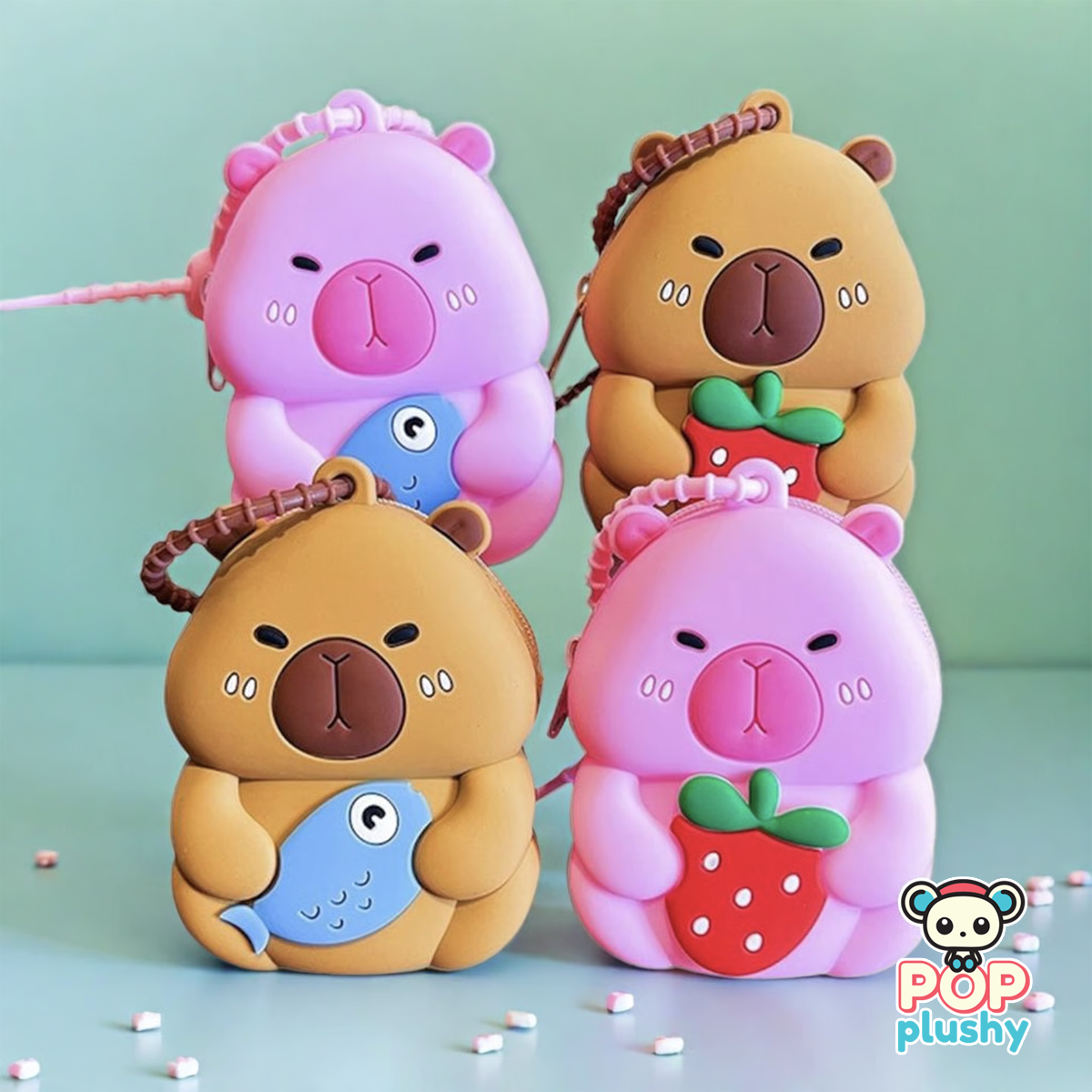 Capybara PVC Coin Purse