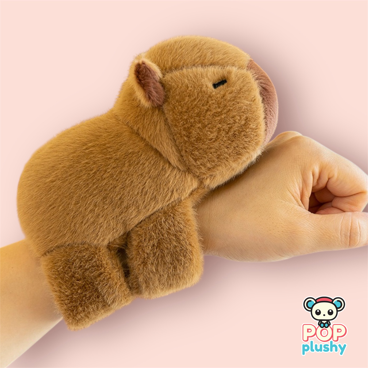 Capybara Plush Slap Bracelet