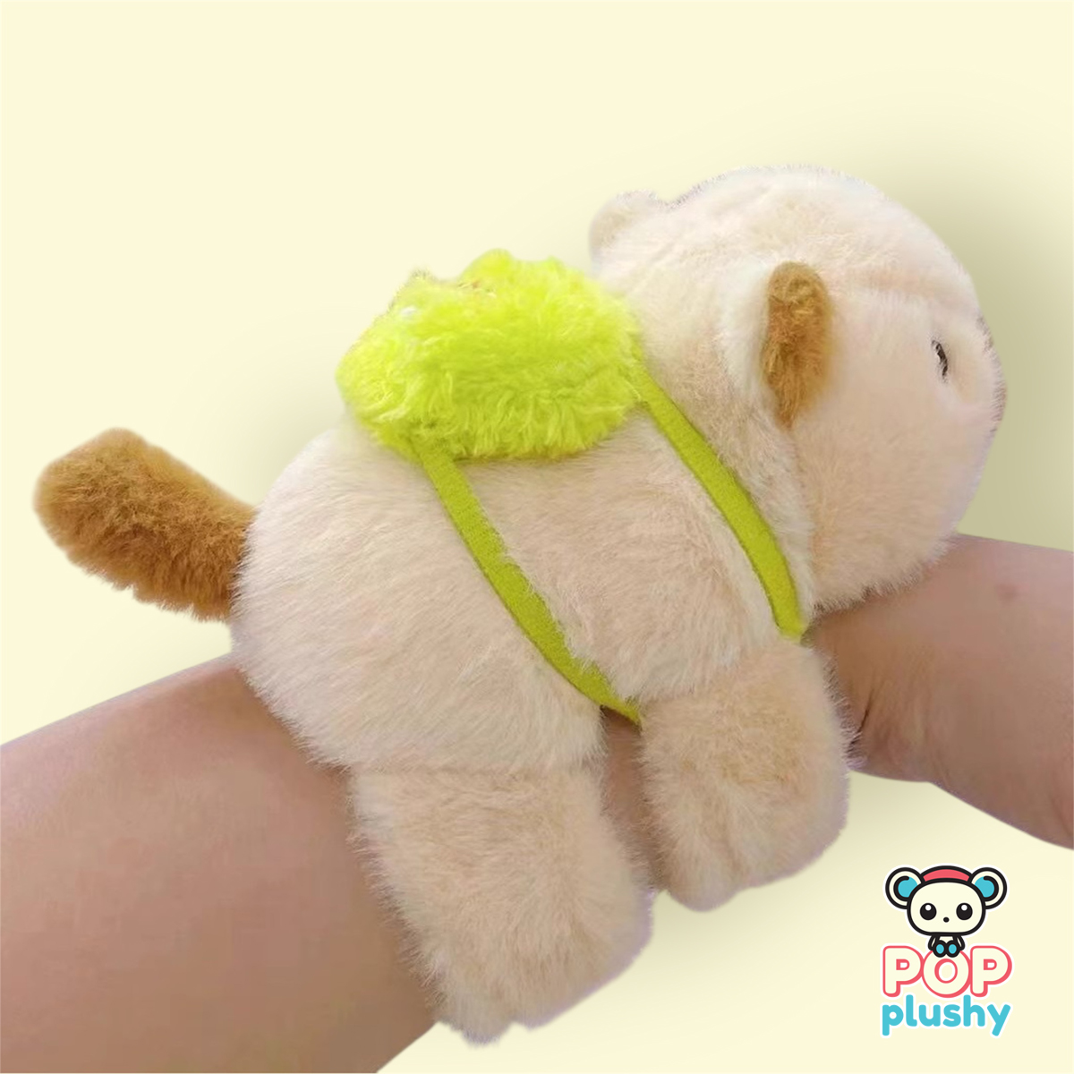 Capybara Plush Slap Bracelet