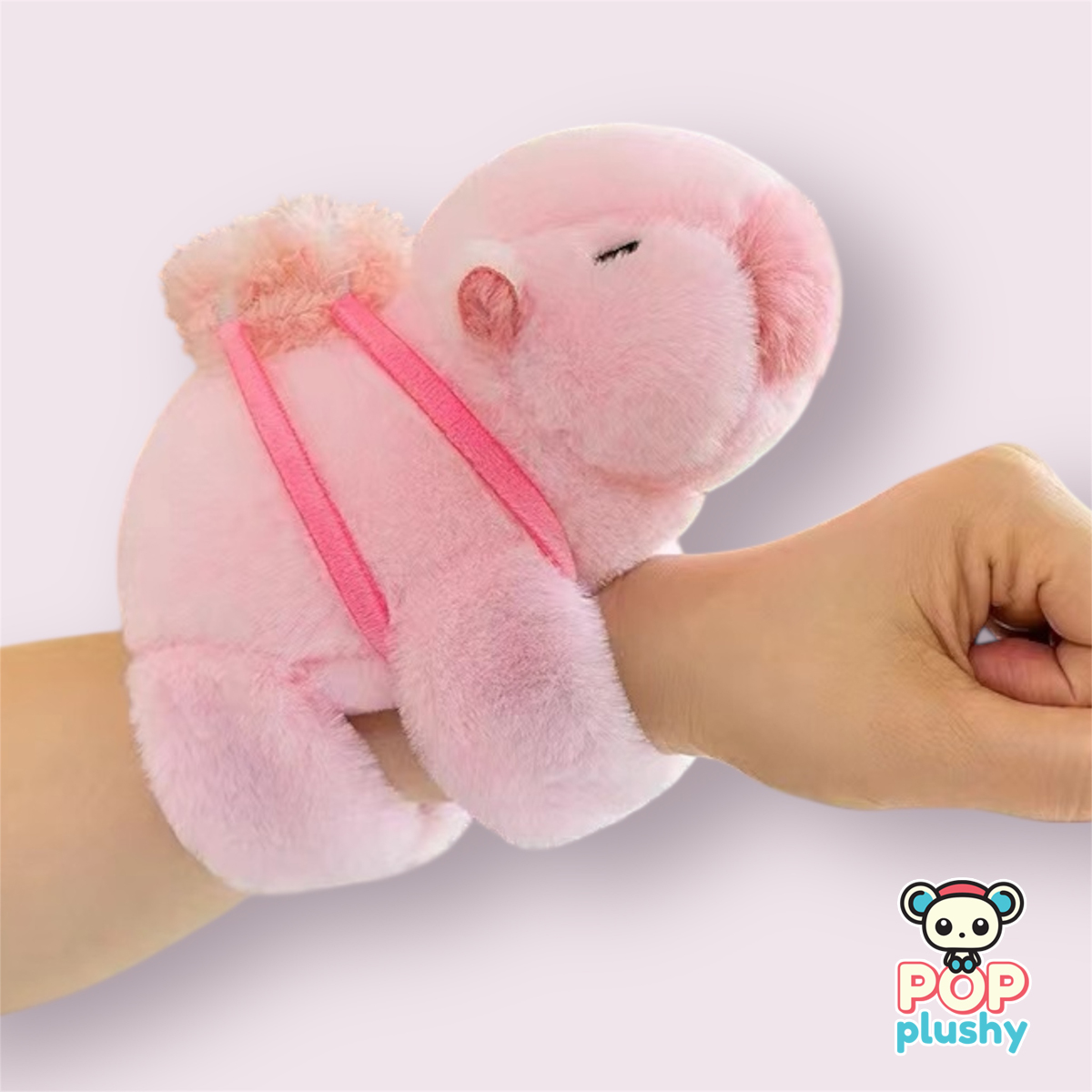Capybara Plush Slap Bracelet
