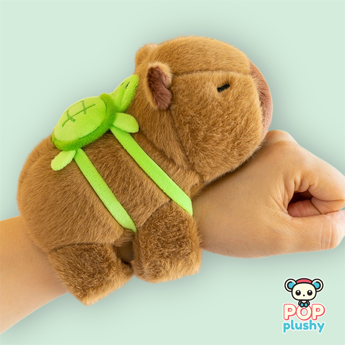 Capybara Plush Slap Bracelet