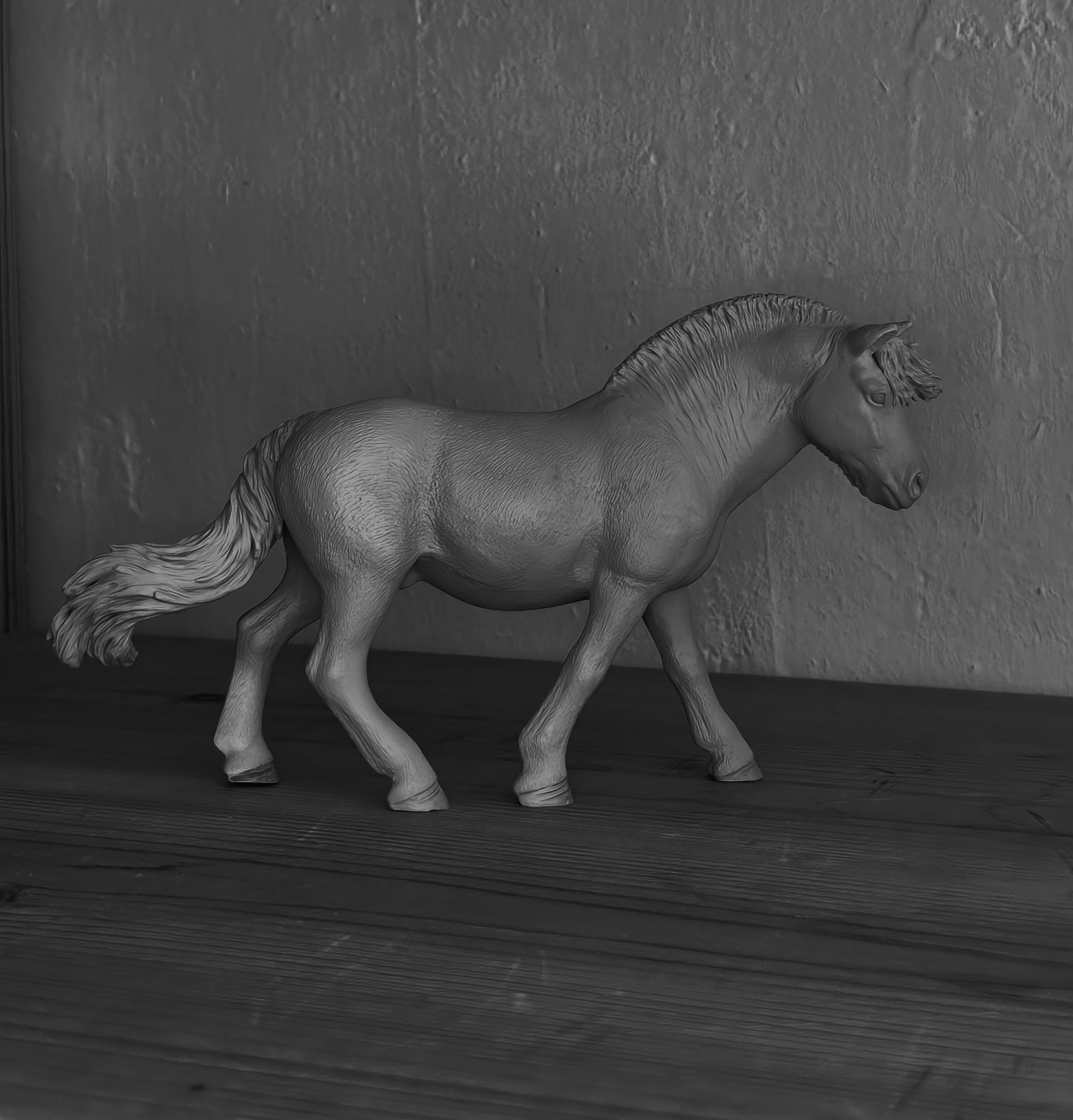 Schleich Haflinger Mix to a Fjord Stallion n.1