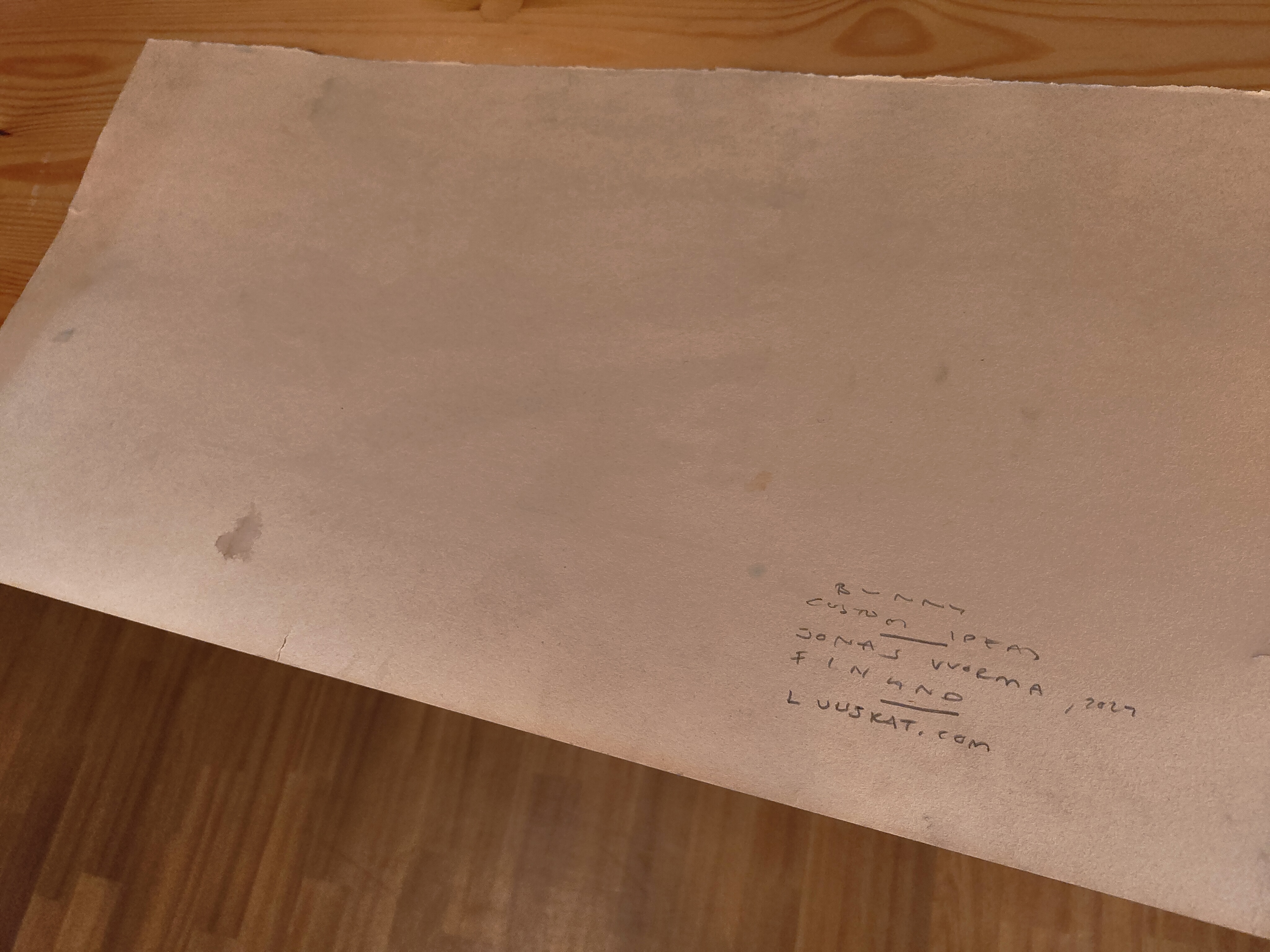 Concept sketch (Bunny custom), 2024, large size